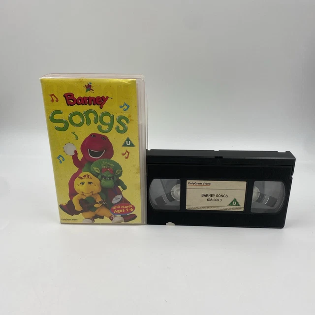 BARNEY SONGS VHS 1995 Children's Video £10.00 - PicClick UK