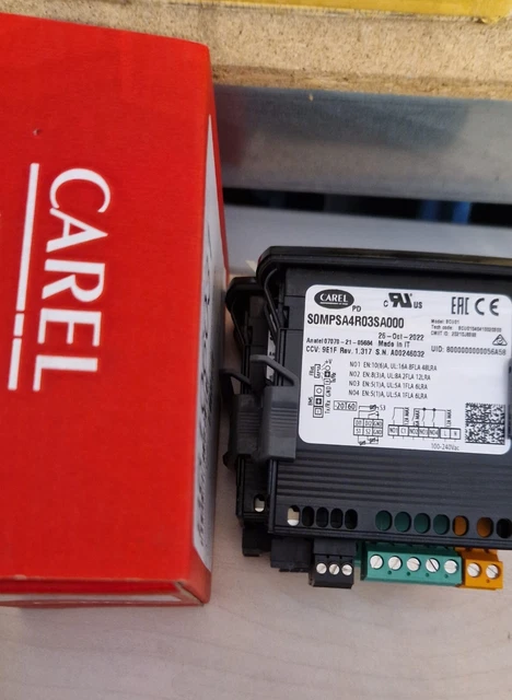 Controllore Compressore Controllore Elettronico CAREL PJEZC0H000 - 230V 50/60Hz Per Impianti Refrigerazione Controllore Carel