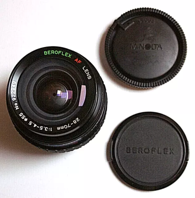 Beroflex Objektiv für Konica Minolta und Sony A Kameras, AF 28-70 mm, Macro Zoom