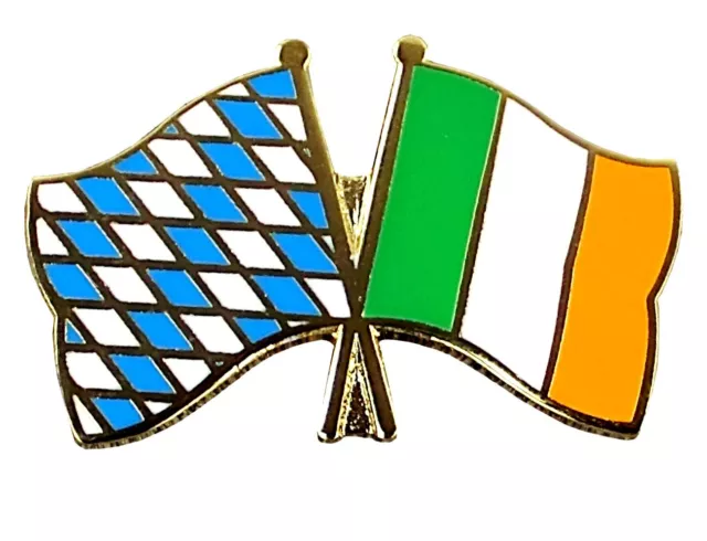 Bayern-Irland Freundschafts Pin Flaggen Pin Freundschaftspin Anstecker