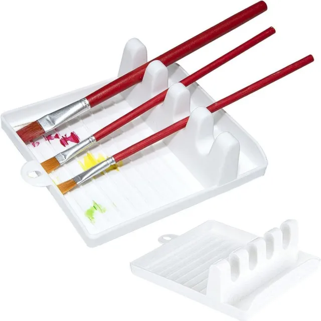 14.5*13*5cm Paint Brush Holder with 4 Slots  For Acrylic Painting Party