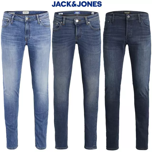 Jack & Jones Boys Jeans Junior Kids Jr Blue Denim Skinny Fit Age 8 - 16 Year