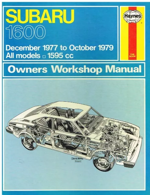 Subaru 1600 S1 Saloon Hatchback Estate Pick-Up (2Wd & 4Wd) 1977-79 Repair Manual