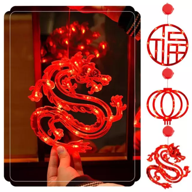 Chinese New Year Decorations  Spring Festival Window Lights LED Light Hangi Z8E9