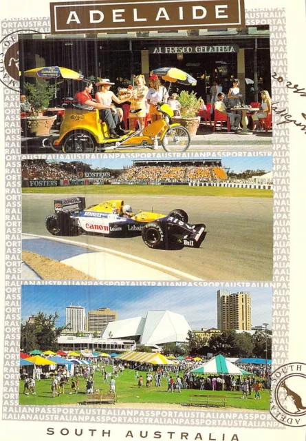 L2298 Australia SA Adelaide Formula 1 Grand Prix Café Elder Pk postcard