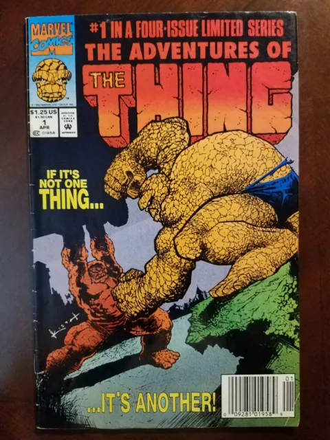 Adventures of The Thing 1, 1992 John Byrne story and art Newsstand