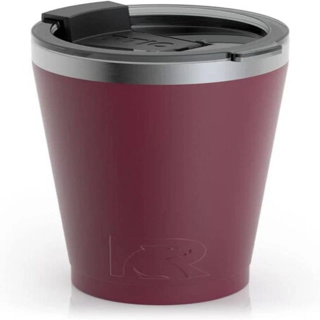 RTIC Pint 16 oz Insulated Tumbler Stainless Steel Metal Coffee, Frozen Maroon 3