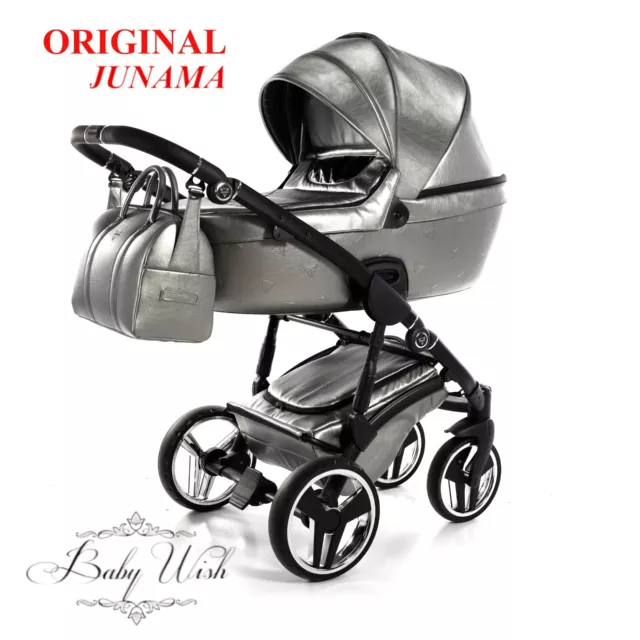 JUNAMA TERMO V2 BABY STROLLER 2in1 EXCLUSIVE NEW PRAM CARRYCOT + PUSHCHAIR