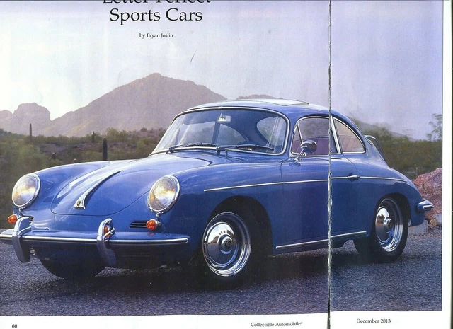 1960 1961 1962 1963 1964 1965 PORSCHE 356 B C 10 pg Color Article