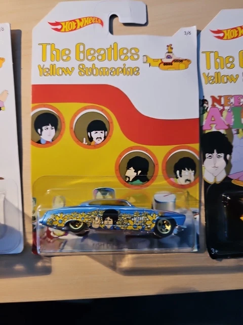 Hot Wheels – Yellow Submarine – Modèle Die-cast 1:64 – 7 Cm – édition Pop Culture – Beatles