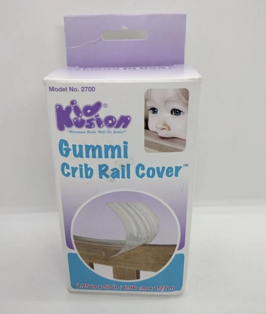 Gummi Crib Rail Cover 2.75 X 50 Inches