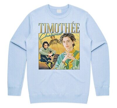 Timothee Chalamet Homage Jumper Sweatshirt Vintage Retro Men's Women's Girls