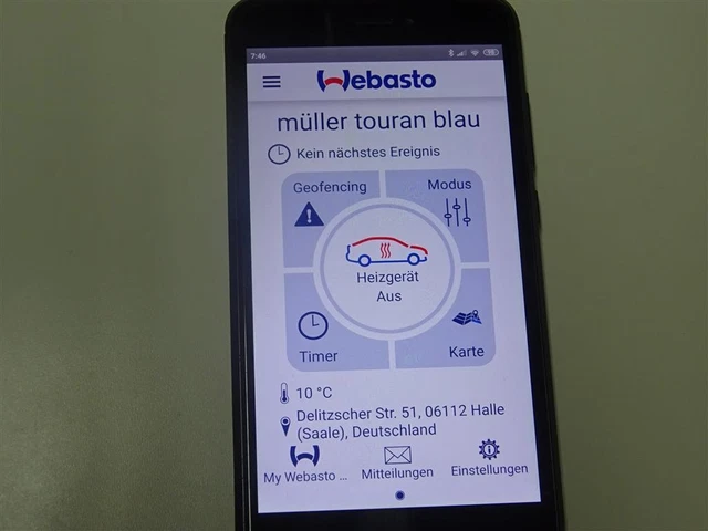 Webasto Standheizung App