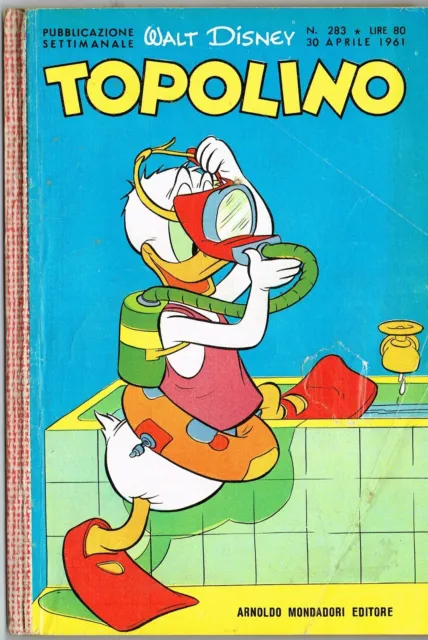 Topolino n. 283 *30 apr 1961 *FIGURINE e PUNTI ed.Walt Disney Mondadori