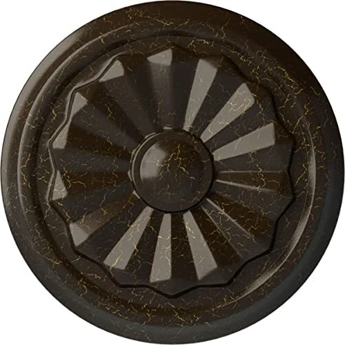 CM07OLSHC Olivia Ceiling Medallion, 7 7/8"OD x 1 1/8"P (Fits Canopies up to 2...