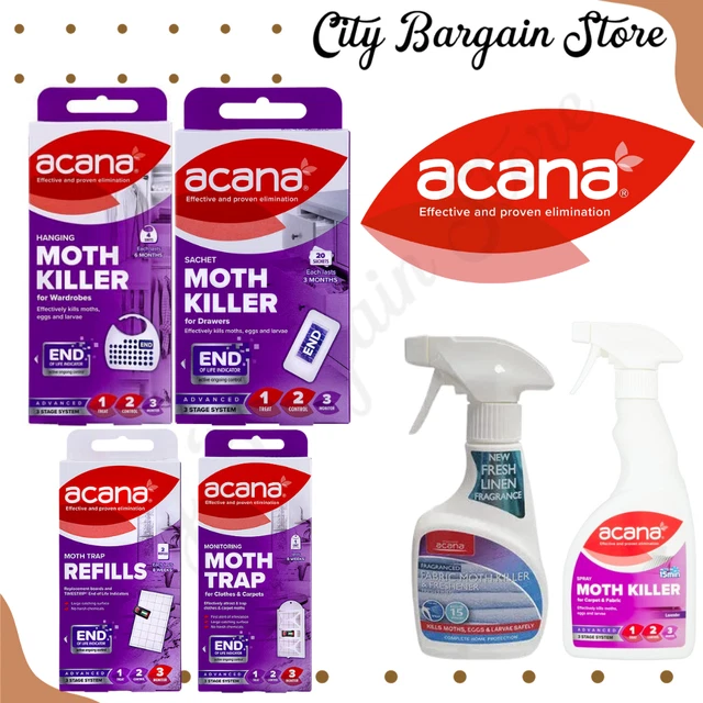 Sacchetto appeso falena ACANA lavanda deodorante repellente trappola tappeto ricarica E5