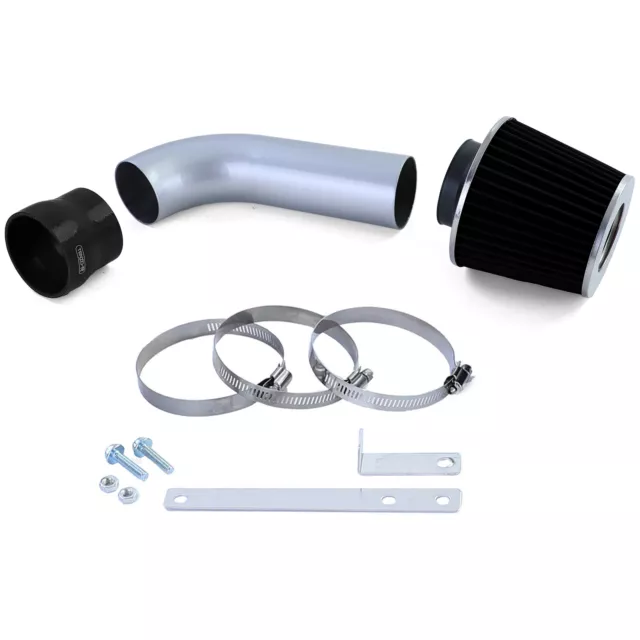 Air Intake Kit mit Sport Luftfilter Schwarz passt für BMW 5er E39 525i 528i 530i