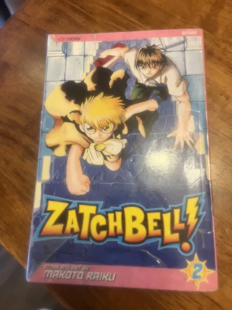 ¡Campana Zatch! Vol. 2 manga inglés Raiku Makoto primera edición