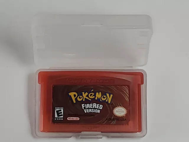 Pokemon FireRed Version Gameboy Advance GBA Nintendo Game Boy Cartridge