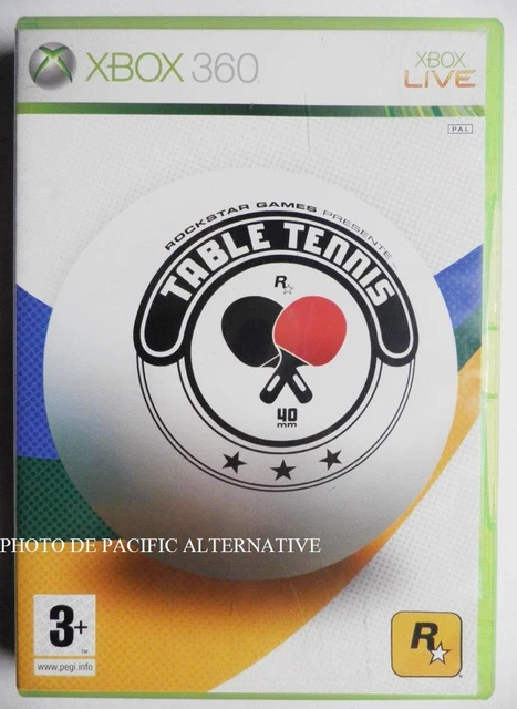 jeu TABLE TENNIS pour xbox 360 francais sport spiel game juego ping pong X360