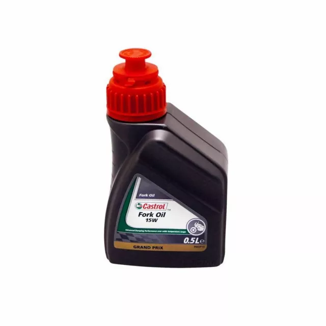 Huile de fourche-suspension castrol 15w fork oil (500 ml) - NEUF