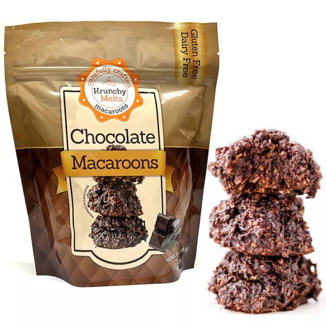 1 Pk Chocolate Macaroons Coconut Cookies Gluten Dairy Free 70 Calories Snacks