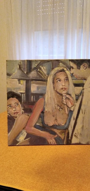 dipinti ad olio Nudo Di Donna