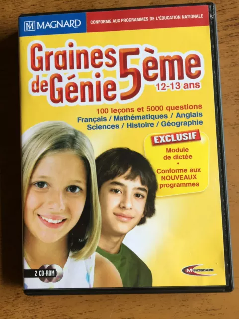 Graines de génie CM1 français math CD ROM PC