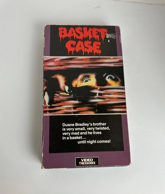 *RARE BASKET CASE Horror VHS Tape Cult 1983 Movie Video Treasures 1990
