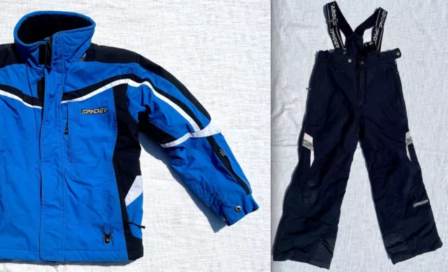 ★ Kinder Jungen Skijacke und Skihose Kombi Skianzug Spyder ★ Gr. 140  ★