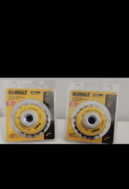 2 pack DeWalt Cup Angle Grinder Wire Brush DW4910