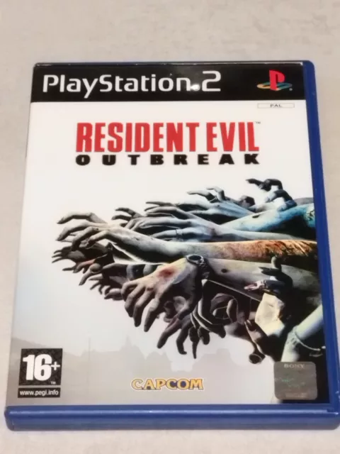 SONY PS2 RESIDENT Evil Outbreak 1 & File 2 & Code Veronica & 4 set