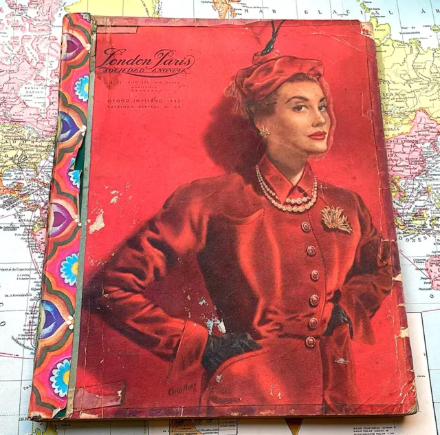 Antique "London - Paris" General Merchandise Trade Catalogue Nº76, 50`s, Uruguay