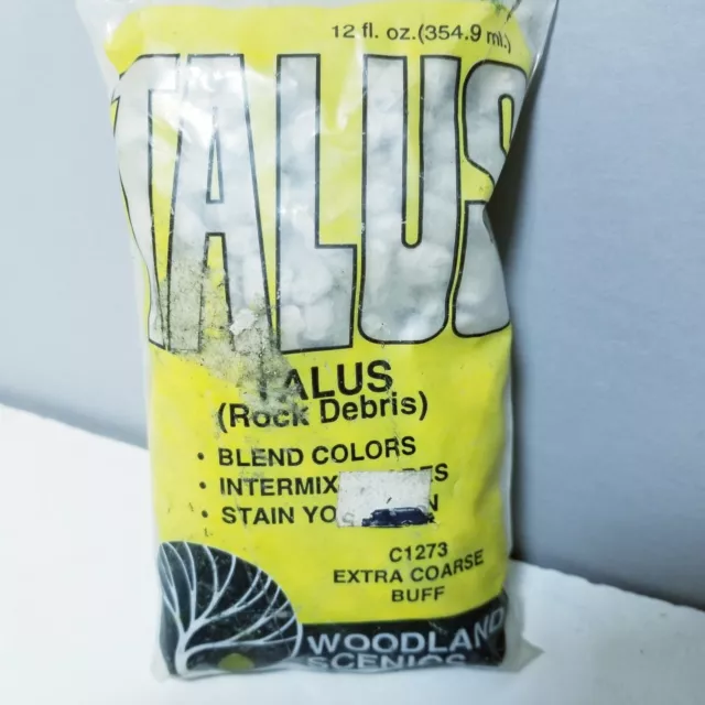 Talus  Rock Debris  Extra Coarse Buff - 12oz 340g Woodland Scenics C1273 Model