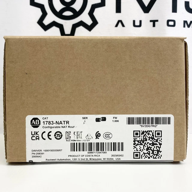 Allen Bradley 1783-NATR Configurabile Nat Ethernet Router Serie A USA Venditore