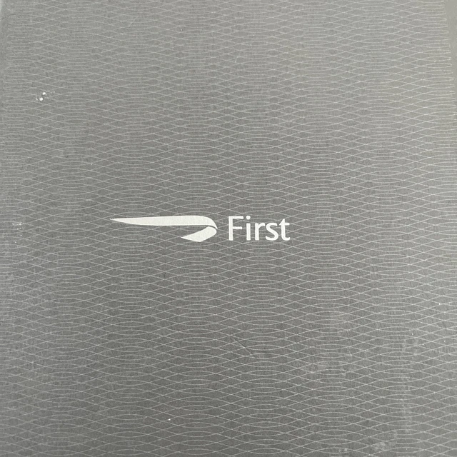 BRITISH AIRWAYS FIRST Class Menu £31.00 PicClick UK