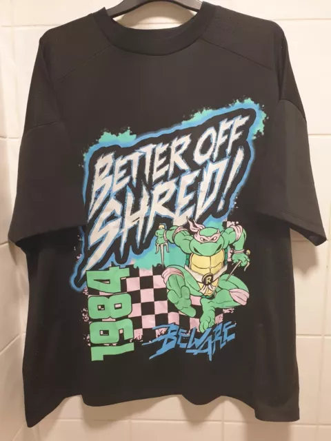 Teenage Mutant Ninja Turtles Tee Large (Oversized) W 52" L30 Nickelodeon X H&M