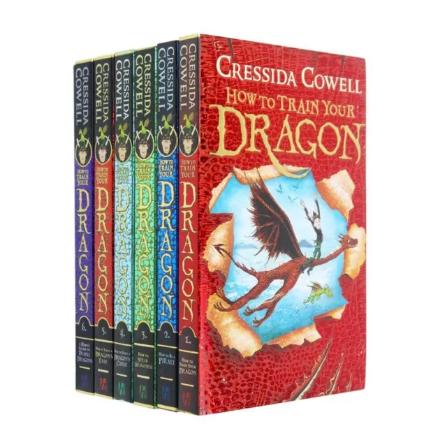 How To Train Your Dragon 6 Books Collection Set by ‎Cressida Cowell NEW