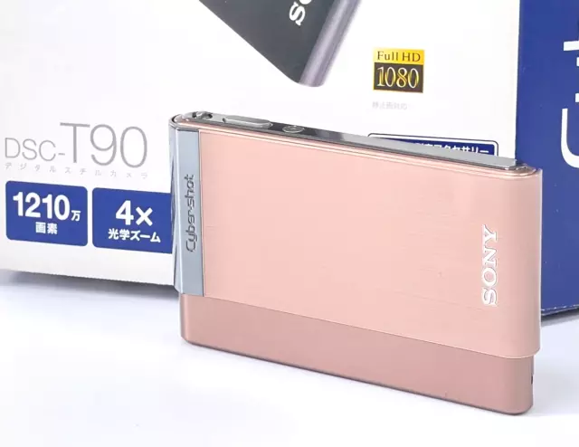 [Near Mint] SONY Cyber-Shot DSC-T90 12.1MP Digital Camera Brown w/ Box Japan