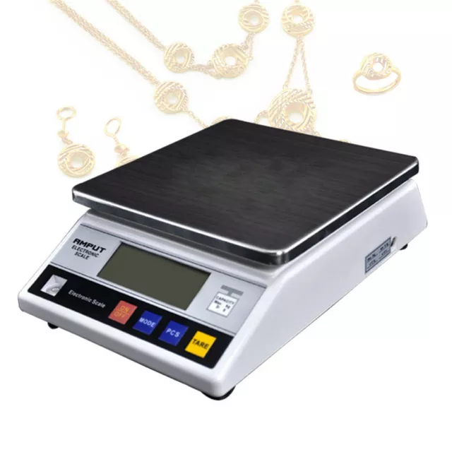 7.5kg x 0.1g Electronic Precision Lab Digital  LCD Balance Scale with Counting