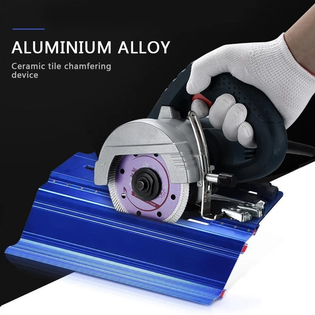 45 DEGREE STONE Cutting Machine Marble Tile Ceramic Chamfering Cutter ...
