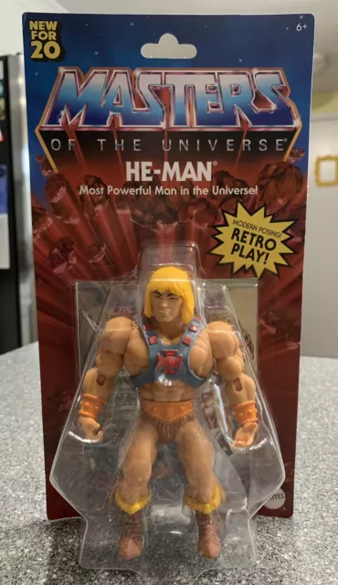 Masters Of The Universe Origins He-man Action Figure 2020 New