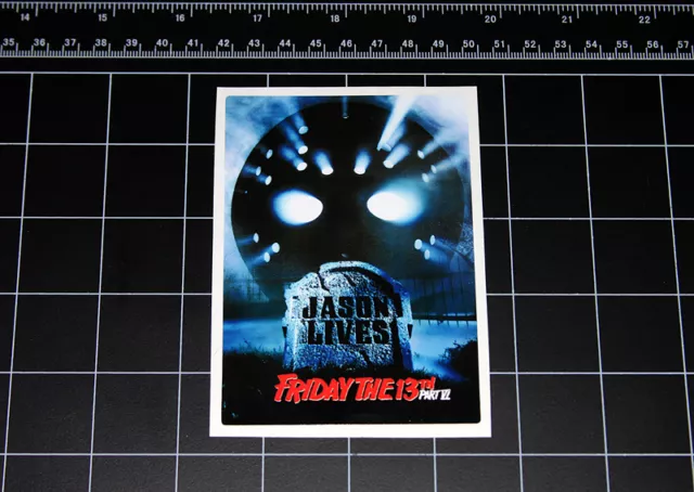 Friday the 13th Part 6 movie decal sticker Jason Vorhees Crystal Lake 80s horror