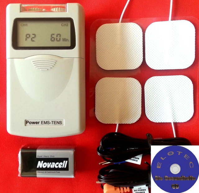 2 Schlauchelektroden dehnbar 30-60 mm Reizstrom E-STIM ESTIM TENS EMS