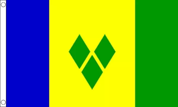 Cortina ataúd bandera nacional de San Vicente con envío rápido