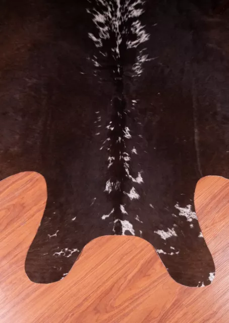 Cowhide Rug Large 5x6 ft Cow Hide Real Animal Hide Cow Skin Cow Rug Tricolor 3