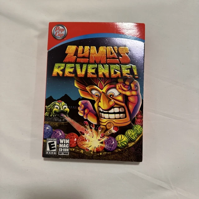 POPCAP ZUMAS REVENGE PC Game WIN MAC PC CDROM Software 2009 10.00