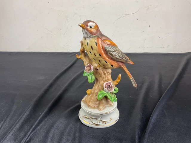 Figurine Oiseau En Porcelaine De Saxe - Karl Ens - Très Bel état