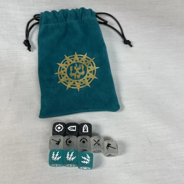 Warhammer Underworlds Nightvault Dice Bag (Promotional) With Frosted Dice