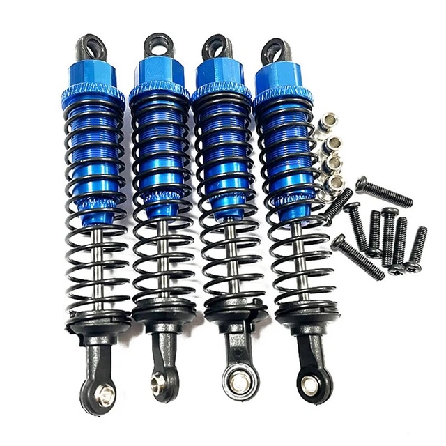 4 pezzi metallo OLIO ammortizzatore per LAEGENDARY BEZGAR 1/12 1/16 RC6345